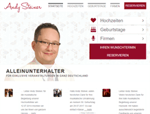 Tablet Screenshot of andy-steiner.de